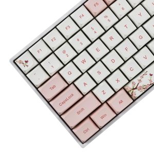 Accessori 132 Blossom Five Sides Dye Sub ZDA PBT KeyCap Ansi ISO Simile a XDA per MX Tastiera 104 87 61 Melodia 96 KBD75 ID80 GK64 68