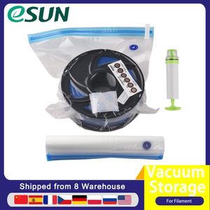 Scanning eSUN Vacuum Storage Bag Kit for FDM 3D Printer Filament Vacuum Compression Thickened Space Saver Bags Reusable Dry Pouch