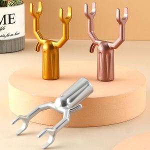 Hangers & Racks Aluminum Alloy Clothing Fork Head Hanging Drying Thickened 19mm Tube Support Rod Connector