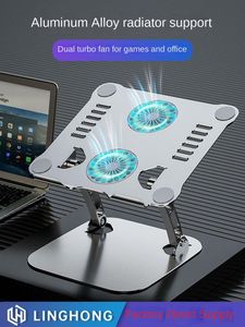 Stand Aluminum Alloy Laptop Stand Can Lift Folding Desktop Cooling Monitor Tablet Stand