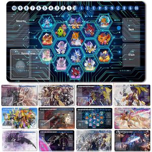 Pads 10785478 Gioco da tavolo DTCG Playmat Tappetino da tavolo Dimensioni 60X35 cm Mousepad Tappetini da gioco compatibili per Digimon TCG CCG RPG