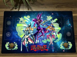 Kuddar yugioh mörk trollkarl tjej tcg mat anime girl handel kort spel matta ccg duell playmat mus pad skrivbord lekmatta gratis väska