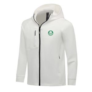 Sociedade Esportiva Palmeiras 남자 재킷 가을 따뜻한 코트 여가 야외 조깅 후드 스웨트 셔츠 풀 지퍼 긴 소매 캐주얼 스포츠 자켓