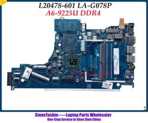 Moderkort Stonetaskin Original L20478601 L20478001 för HP 15DB 15TDB Laptop Motherboard med A69225 CPU EPV51 LAG078P DDR4 Testad