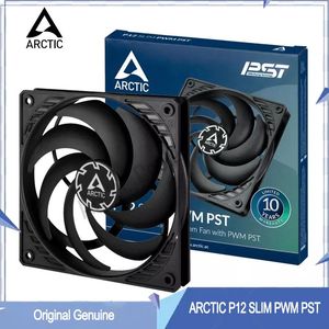 Cooling ARCTIC P12 SLIM PWM PST 12015 PC Case Fan 12cm Ultrathin 15mm Thick CPU Cooling Fan PWM Temperature Control 120mm