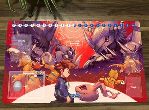 Rets Digimon Adventure Duel Playmat Trading Card Game Mat Dtcg CCG Mat Mouse Desk Pad Rubber Mousepad TCG Gaming Play Sam