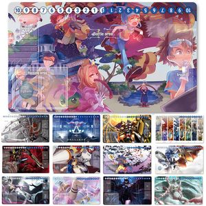 Rests Hot Board Game DTCG Playmat Table Mat Size 60x35 CM Mousepad Play Mats Compatible for Digimon TCG CCG RPG2648766