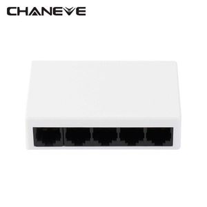 スイッチChaneve 5ポートイーサネットスイッチ10/100MbpsネットワークスイッチLANハブNVR CCTV IP監視カメラ