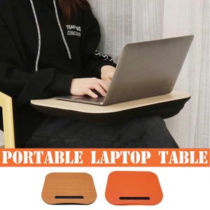 Lapdesks 3Color Desk Bed Cushion Knee Lap Handy Computer Reading Table Tablet Tray Cup Holder Laptop Stand Pillow Office Desk Set