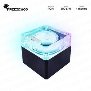 Chłodzenie Freezemod Pump RGB 800L/H PWM Sterowanie prędkości Zakres Armor 4M Mod Water Pomp Pump Lighting Głowica 4m Aura Acryl Cokat