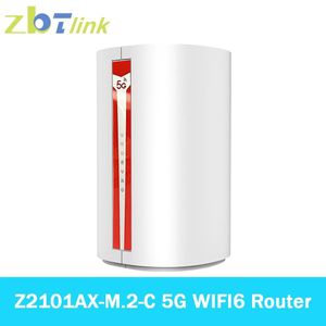 Маршрутизаторы zbtlink Wi -Fi 6 5G M.2 Router Mesh 1750 Мбит / с SIM -карты OpenWrt Разблокированная гигабитная LAN 802.11AX 5GHZ 2,4G Wi -Fi Extender Top CPE