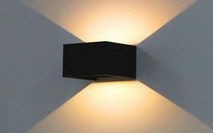 Lampada da parete per esterni impermeabile20W 7W Sorgente LED su e giù per l'illuminazione Illuminazione moderna minimalista per interni ed esterni Portico da giardino Light2460461