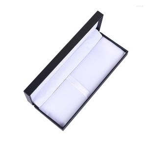 Luxury Black Jewelry Ballpond Pen Box com caixas de lápis de almofada vazias para o caso de negócios de negócios packagin