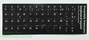 Täcker 200st/Lot French Tangentboard Sticker Franch Azerty Laptop Desktop Keyboards Stickers 11.6 12 13.3 14 15.4 17.3