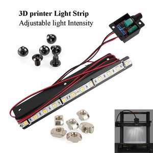 Scannen von Mega 3D -Drucker -LED -Leuchtstreifen 24 V 5W 200*20mm Energieeinsparung 1m Kabel für Ender3 Ender3v2 Ender3 Pro Cr6 SE S1 GHOST 5 6 KP5