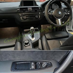 3D/5Dカーボンファイバーカーカバーコンソールカラーステッカーデカール製品パーツアクセサリーBMW 2シリーズ220I 225i 2014-2019