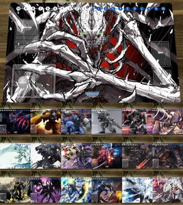 Pads New Mouse Pad DTCG Duel Playmat Digimon SkullGreymon Omegamon CCG Trading Card Game Mat More Size With Zones +Free Bag Xmas Gift