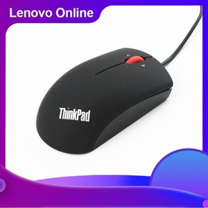 Möss Lenovo ThinkPad OB47153 Laptop IBM Red Dot Wired Black Mouse 1000 DPI USB PC Mouse Support Laptops and Desktop Computer Mouse