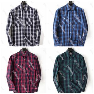 Stripe shirts Designer Mens Commerce Shirts Casual Outdoor Coat Hip Hop Tops Fashion Young Mens Tide Brand Lange Mouw Shirt