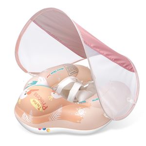 Kum Oyun Su Eğlenceli Bebek Yüzme Şamandıra Kanopi ile Oyun Şişme Bebek Havuzu Şamandıra Yüzüğü Swan Toys Kızlar İçin Yüzme Eğitmeni 230526