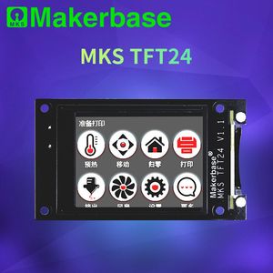 Skanning MakerBase MKS TFT24 Pekskärm Smart Display Controller 3D -skrivardelar 2,4 tum Fullfärgstöd WiFi Wireless Control