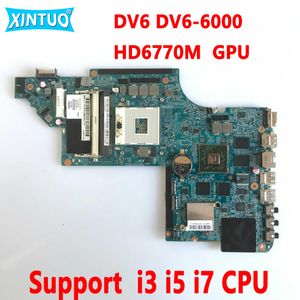 Motherboard 665343001 650799001 641489001 Motherboard für HP Pavilion DV6 DV66000 Laptop Motherboard HM65 DDR3 HD6770M GPU 100% getestet