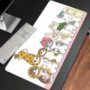 Spoczywa Mousepad Cute Computer Accesories Funny biurko Mata Cat Paw Gaming Mysz Pad Large Table Dujan Anime Pink Kawaii 900x400 Desktop