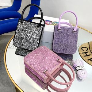 Toppdesigner diamant Väskor Tygväskor mode Clutchväskor dam crystal luffare Handväskor berömda Axelväskor vanliga plånböcker Fritidsväskor Crossbody plånböcker Evening Bag