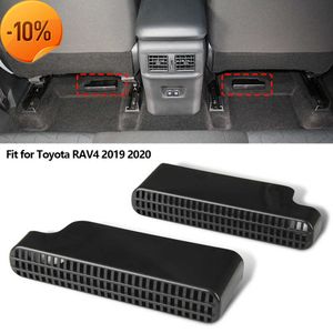 Ny 2st -bil under baksätet AC Heat Golv Luftkonditioneringsutlopp Grid Cover Air Outlet Mask under för Toyota RAV4 XA50 2019 2020