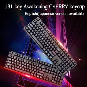 Tillbehör Awaken KeyCaps Cherry Profile Dye Sub PBT KeyCap för GMK Cherry MX Switch 61/64/68/84/836/96/980/87/104/108 Mekaniskt tangentbord