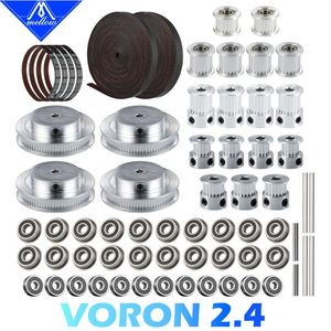 Skanning Mellow 3D -skrivare Voron 2.4 R2 Motion Kit Gates GT2 LL2GT TIMING BELE Högt Match 2GT Toothulsaxel med 625 F695 delar