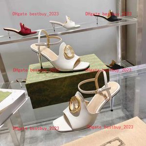 2024 New Ladies High Heel Sandals Slippers Designer Fashion Dresses Summer Dresses Elegant Women Women Sandals متعددة الاستخدامات