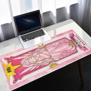 Rests Mouse Pad Cardcaptor Sakura Tarot Card 400x900 STORLEK Gummi Gaming Desk Mat XL Speed ​​Computer Keyboard Mousepad PC Gamer Complete