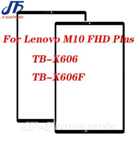 Panele 5pcs Wymiana Lenovo M10 FHD Plus TB X606F X606 Panelu ekranu dotykowego (Bez Digitizeru Touch) Przedni soczewki LCD