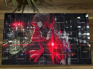 Rests YuGiOh GX Jaden Yuki TCG Mat Trading Card Game Mat CCG Duel Playmat Antislip Mouse Pad Desk Play Mat 60x35cm Free Bag