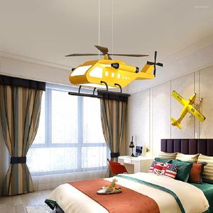 Pendelleuchten Kreative Kinder Flugzeug Kronleuchter Moderne Led Zimmer Low-light
