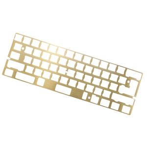 Zubehör Mechanische Tastatur CNC 60 Messingzeichnung Concurrence Positioning Plate unterstützen ISO ANSI für GH60 -PCB 60% Tastatur DIY