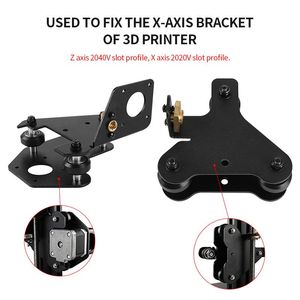 Digitalizar peças de impressora 3D x suporte do motor do eixo para a direita/esquerda xaxis dianteiro/traseiro placa de montagem do motor com rodas para CR10 Ender3 S4/S5