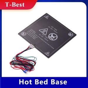 Skanna 3D -skrivare Hot Bed Base Plate Värmplattform Värmad storlek 220 * 220 * 3mm med kabel för ANET A8 A6 TRONXY P802M 3D -skrivare
