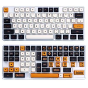 Combos 1 Set Virtual War Theme KeyCap för MX Switch Mechanical Tangentboard PBT 5 SIDES Dye Subbed KeyCaps XDA Profile Key Caps