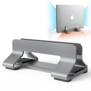 Stands Vertical Laptop Stand Toolfree Justerbar aluminium Laptop Stand Holder Vertikal bredd från 0,39 