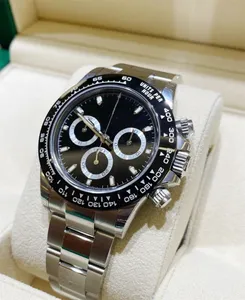 Cosmograp Watch 116508 2813 자동 운동 시계 럭셔리 세라믹 Montre Homme 다중 다이얼 모든 작업 손목 시계 디자이너 유니니스 렉스 XB04 B23