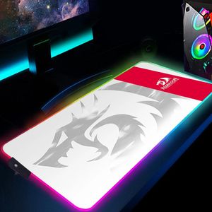 Rets Gamer Keyboard Mouse Pad RGB REDRAGON Ноутбук коврик для ковров Mousepad Anime Gaming PC Deskpad Computer Table Светодиодный стол XXL большой