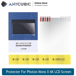 3DプリンターパーツのスキャンAnycubic 5pcs/lot ScreenプロテクターPhoton Mono x 6k 9.25インチLCDスクリーンプリンターアクセサリ用セット