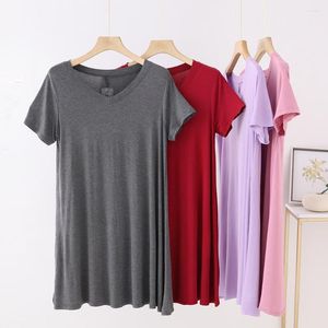 Modal feminino Modal Ladies Spring Summer Nightgown