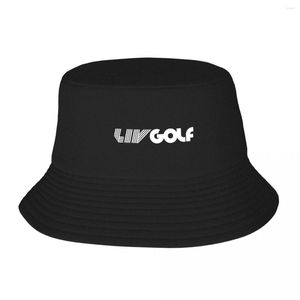 Boinas Golf Tournament Liv Bucket Hat Vocation Getaway Headwear Merchandise Fishing Cap For Outdoor Sport