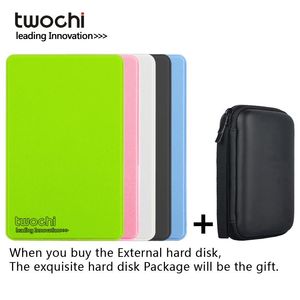 Kör original TwoChi 2,5 tum extern hårddisklagring 320g 500G Mini USB3.0 1TB 750G 160G 250G HDD Portable Extern HD hårddisk