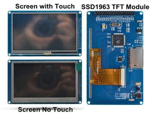 Paneller 4.3 inç 16m TFT LCD Dokunmatik Ekran Modülü SSD1963 Sürücü IC 480*272 MCU Bus Arayüzü