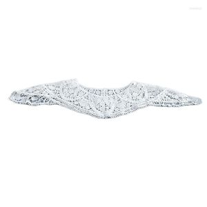 Scarves All-match Lace Crochet Hollow Decorative Collar Guipure Dress Clothes Sewing Trim Handmade White DIY Material