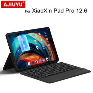 Keyboards Case Cover For Lenovo Tab P12 Pro 12.6" TBQ706F XiaoXin Pad Pro 12.6 Tablet Bluetooth Keyboard Touch Pad Protective Cases Shell
